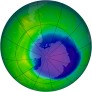 Antarctic Ozone 2009-10-22